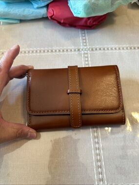Patricia Nash Women's Brown Leather Wallet - Classic Trifold Closure